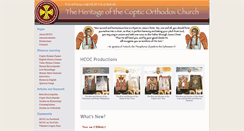 Desktop Screenshot of copticheritage.org
